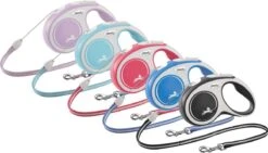 Hondenriem - Looplijn - FLEXI Rollijn NEW COMFORT Koord - M - Rose - 8 Meter -Huisdier Verkoop 1200x685