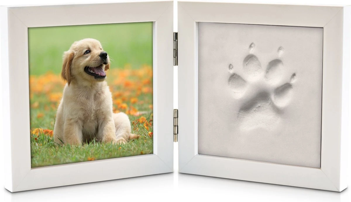 Fotolijst Met Kleiafdruk - Pootafdruk Hond Of Kat - Pootafdruk Huisdier Maken 4 Fotolijst Met Kleiafdruk - Pootafdruk Hond Of Kat - Pootafdruk Huisdier Maken - Afbeelding 2