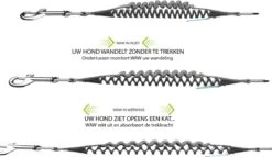 WAW Easy Dog Walk 'schokdemper' Zwart - XXL - >40 Kg -Huisdier Verkoop 1200x694