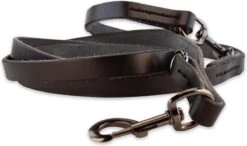 Multifunctionele Hondenriem - 220cm - Volledig Zwart - Leren Hondenriem - 100% Volnerfleer - Hondenriem Leer -Huisdier Verkoop 1200x707