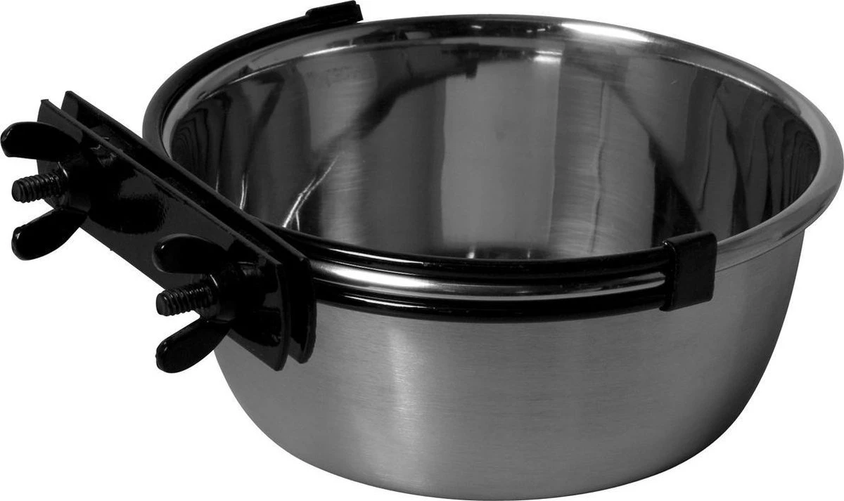 Adori Rvs Bak Met Schroefbevestiging - Hondenvoerbak - 14.5 Cm 4 Adori Rvs Bak Met Schroefbevestiging - Hondenvoerbak - 14.5 Cm - Afbeelding 2