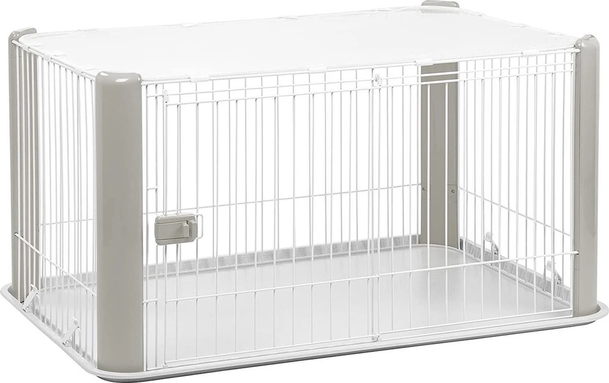 Merkloos Puppyren - Hondenbench - Grijs - 113 X 79 X 60 Cm 3 Merkloos Puppyren - Hondenbench - Grijs - 113 X 79 X 60 Cm