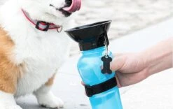 Honden Waterfles 500ML - Bidon - Honden Drinkfles - Waterfles Hond - Blauw -Huisdier Verkoop 1200x759 2