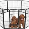 Topmast Premium Puppyren - Zwart - Hondenren - Opvouwbaar - 60 Cm Hoog - Binnen - Voor Puppy's En Honden -Huisdier Verkoop 1200x763 5
