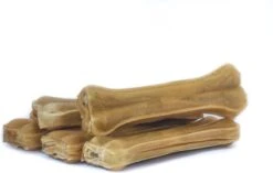 Merkloos 5 Geperste Kauwbotten - Hondenbot - Hondensnacks