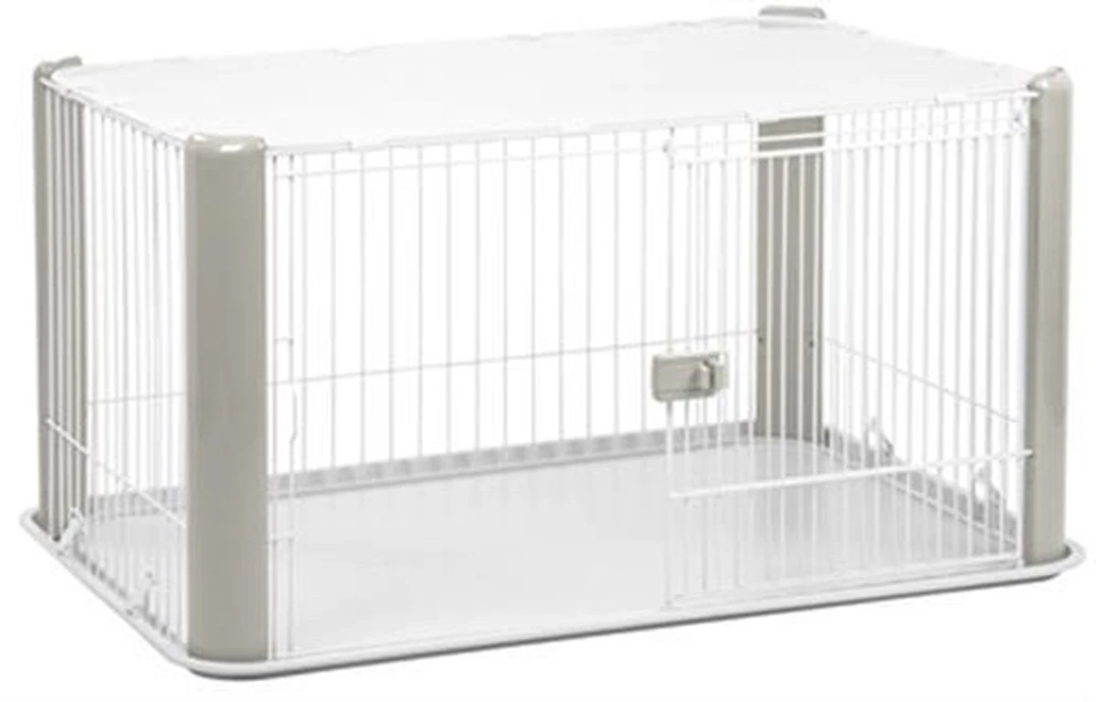 Merkloos Puppyren - Hondenbench - Grijs - 113 X 79 X 60 Cm 10 Merkloos Puppyren - Hondenbench - Grijs - 113 X 79 X 60 Cm - Afbeelding 8