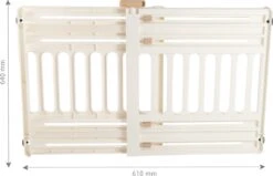 Iris Ohyama Huisdier Bariere PBR-600 - Kunststof - Wit/Beige - Uitschuifbaar -Huisdier Verkoop 1200x774 1