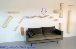 RHRQuality Wandmeubel Wandmontage Klimmuur Kat 53 X 43cm Luxe Hangmat XXL Creme Klim Wand Muur Krabpaal Katten Muurbevestiging -Huisdier Verkoop 1200x786 6