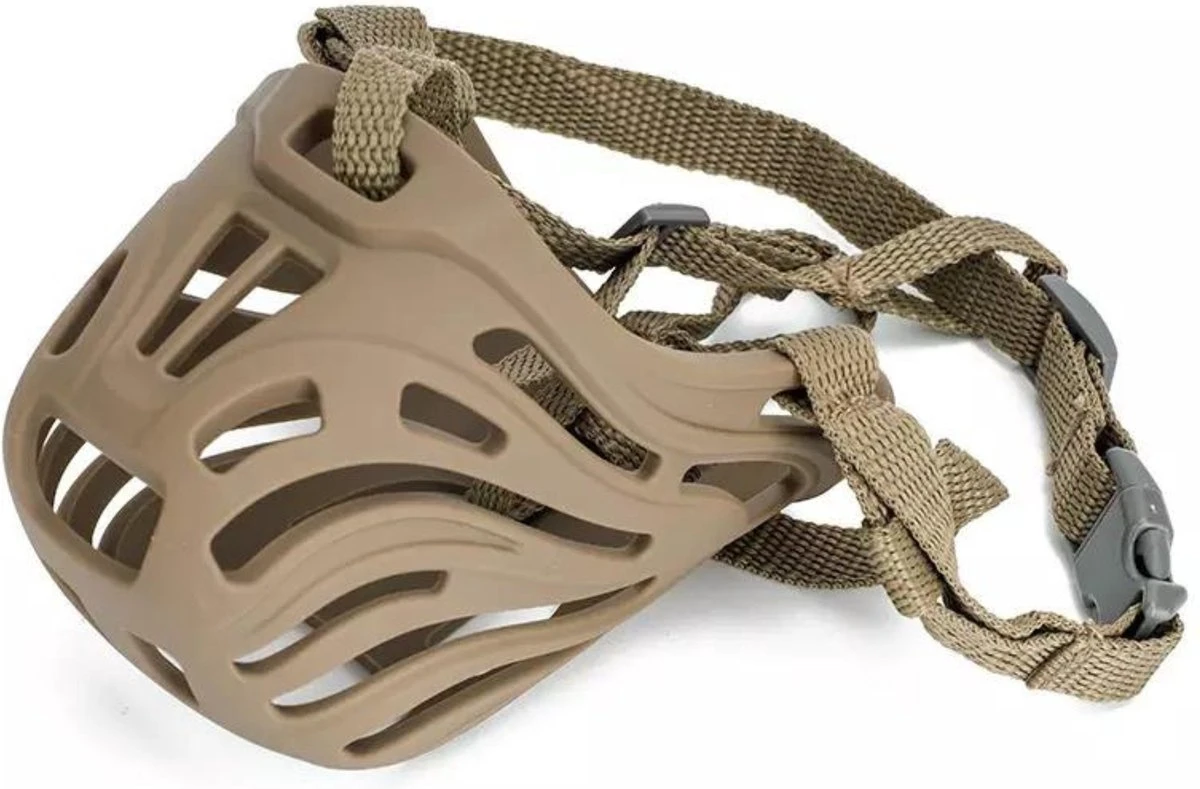 XtraSafe Muilkorf Voor Middelgrote Honden - Beige - Maat 5 - Verstelbaar 3 XtraSafe Muilkorf Voor Middelgrote Honden - Beige - Maat 5 - Verstelbaar