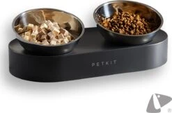 PETKIT® Fresh Nano Metal - Voerbak Kat - Ergonomisch - Verstelbare Drinkbak – RVS