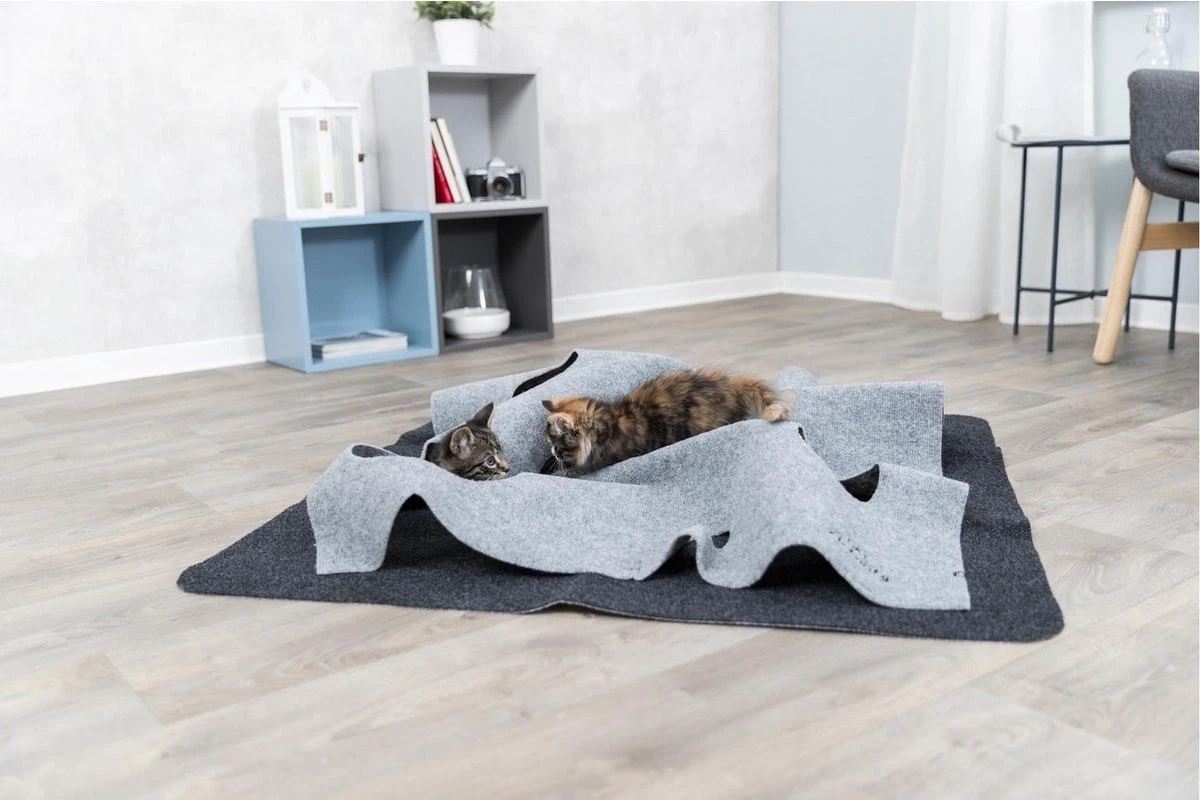 Trixie Cat Activity Adventure Carpet Grijs 99x99 Cm 16 Trixie Cat Activity Adventure Carpet Grijs 99x99 Cm - Afbeelding 14