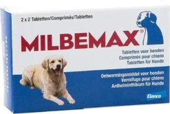 Milbemax Grote Hond 2x2 Tabletten - 1 ST à 2 X 2 TABL 21 Milbemax Grote Hond 2x2 Tabletten - 1 ST à 2 X 2 TABL -Huisdier Verkoop 1200x805