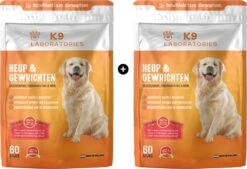 K9 Laboratories - Voordeel Pak - 120 Stuks - Voor Honden - Met Gewrichtsklachten - Artrose - Stijve Gewrichten - Ouderdom - HD - ED - Bevat Glucosamine - MSM - Chondorïtine - Voor Behoud Van Kraakbeen