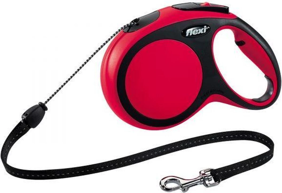 Flexi New Comfort - Hondenriem - Koord - Grijs - M - 8M 13 Flexi New Comfort - Hondenriem - Koord - Grijs - M - 8M - Afbeelding 11