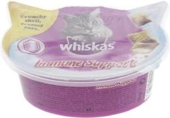 5x Whiskas Snack | Immune Support | Kattenvoer | Snoepjes | 5x 50gr | Omega 3 | Essentiële Vitaminen | Crunchy Buitenkant Met Romige Vulling | Kattensnoepjes -Huisdier Verkoop 1200x833 3