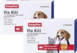 Beaphar Vlo Kill Hond En Kat Tot 11 Kg - Anti Vlooienmiddel - 2 X 6 Tab