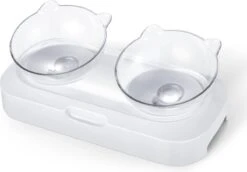 Behave Dubbele Voerbak - Drinkbak - Katten - Verstelbaar - Wit 15 Behave Dubbele Voerbak - Drinkbak - Katten - Verstelbaar - Wit -Huisdier Verkoop 1200x838 4