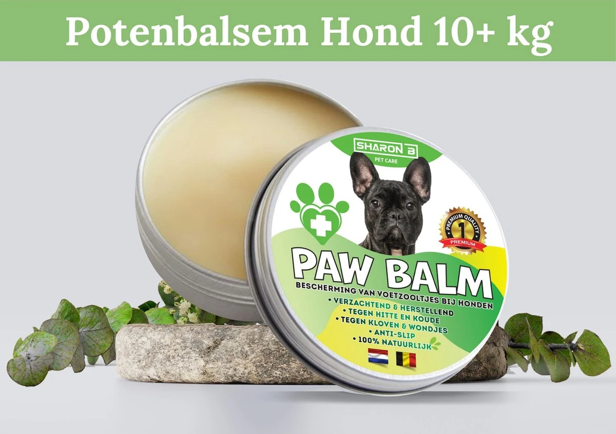 100% Natuurlijke Potenbalsem - Paw Balm - Voor Honden - Van 10-20 Kg - Beschermt Voetzooltjes - Tegen Kloven, Wondjes, Ontstekingen - Made In Holland 6 100% Natuurlijke Potenbalsem - Paw Balm - Voor Honden - Van 10-20 Kg - Beschermt Voetzooltjes - Tegen Kloven, Wondjes, Ontstekingen - Made In Holland - Afbeelding 4