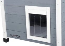 MyMax Kattenhuis - Hout - Openslaand Bitumen Dak - Kattenhuis Voor Buiten - Kattenhok - Kattenhuisje Hout - Grijs - 57*45*43CM 13 MyMax Kattenhuis - Hout - Openslaand Bitumen Dak - Kattenhuis Voor Buiten - Kattenhok - Kattenhuisje Hout - Grijs - 57*45*43CM -Huisdier Verkoop 1200x850 15