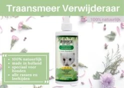 Traansmeer Verwijderaar Hond - Mega Fles - 237ml - Traanstreep Remover - Traansmeer Remover - Tegen Korstjes En Verkleuringen Bij Honden Met Lichte Vacht -Huisdier Verkoop 1200x851 5