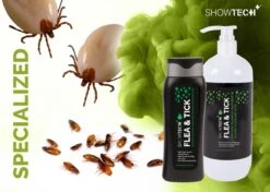 Show Tech - Flea & Tick Shampoo - 300 Ml - Vlooien Shampoo Hond - Anti Vlooien Hond - Vlooien