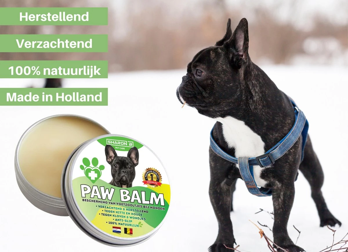 100% Natuurlijke Potenbalsem - Paw Balm - Voor Honden - Van 10-20 Kg - Beschermt Voetzooltjes - Tegen Kloven, Wondjes, Ontstekingen - Made In Holland 4 100% Natuurlijke Potenbalsem - Paw Balm - Voor Honden - Van 10-20 Kg - Beschermt Voetzooltjes - Tegen Kloven, Wondjes, Ontstekingen - Made In Holland - Afbeelding 2