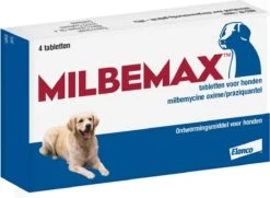 Milbemax Grote Hond 2x2 Tabletten - 1 ST à 2 X 2 TABL 24 Milbemax Grote Hond 2x2 Tabletten - 1 ST à 2 X 2 TABL -Huisdier Verkoop 1200x878