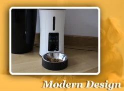 Merkloos Automatische Voerbak Kat En Hond 4L – Voerautomaat - Voerdispenser Huisdier – Smart Automatic Pet Feeder – Met Voicerecorder - Wit -Huisdier Verkoop 1200x880 4