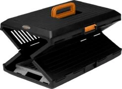 Merkloos Iris Ohyama Inklapbare Reismand Huisdieren FC-670 - Kunststof - Zwart/Oranje -Huisdier Verkoop 1200x880 8