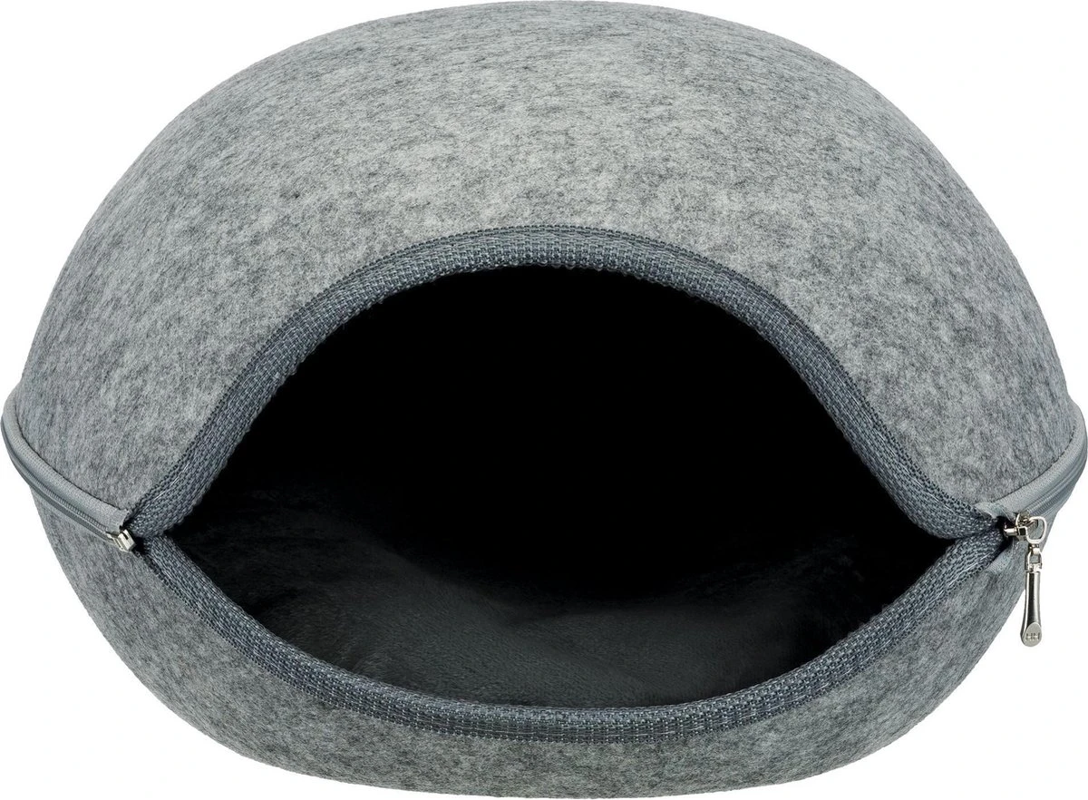 Trixie Relax Iglo Luna Lichtgrijs - 40X24X46 CM 5 Trixie Relax Iglo Luna Lichtgrijs - 40X24X46 CM - Afbeelding 3