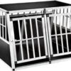 Topmast - Hondenbench - Autobench - Transportkooi + Dubbel 2 Deurs Met Tussenwand 104 X 91 X70 Cm -Huisdier Verkoop 1200x894 1