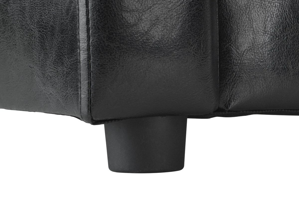 Roefie - Luxe Hondensofa CHIQUE - Zwart - Eco-leer 5 Roefie - Luxe Hondensofa CHIQUE - Zwart - Eco-leer - Afbeelding 3