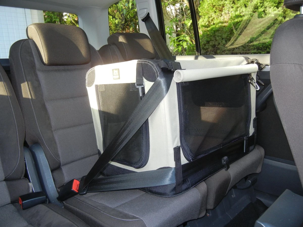 Maelson Soft Kennel - Robuuste Hondenbench Van Zacht Materiaal - Opvouwbare Kennel Met Stevig Stalen Binnenframe - Zwart/antraciet - XXS / XS / S / M / L / XL / XXL - 92 L 18 Maelson Soft Kennel - Robuuste Hondenbench Van Zacht Materiaal - Opvouwbare Kennel Met Stevig Stalen Binnenframe - Zwart/antraciet - XXS / XS / S / M / L / XL / XXL - 92 L - Afbeelding 16