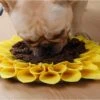 Merkloos Snuffelmat Voor Hond En Kat - Zonnebloem - Trainingsmat - Anti Schrok - 38 Centimeter