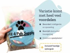 All 4 Pets Supply® Honden Speelgoed Set Geschikt Voor Puppy's T/m Middelgrote Honden - 12 Stuks - Hondenspeeltjes - Intelligentie - Touw - Flostouw - Bijtring - Bal 19 All 4 Pets Supply® Honden Speelgoed Set Geschikt Voor Puppy's T/m Middelgrote Honden - 12 Stuks - Hondenspeeltjes - Intelligentie - Touw - Flostouw - Bijtring - Bal -Huisdier Verkoop 1200x905 3
