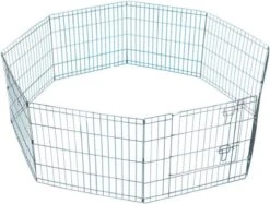 Topmast Puppyren Uitvouwbaar - Blauw - 560 Cm Omtrek - 60 Cm Hoog - Opvouwbaar - XL Hondenren - Voor Binnen -Huisdier Verkoop 1200x907 1