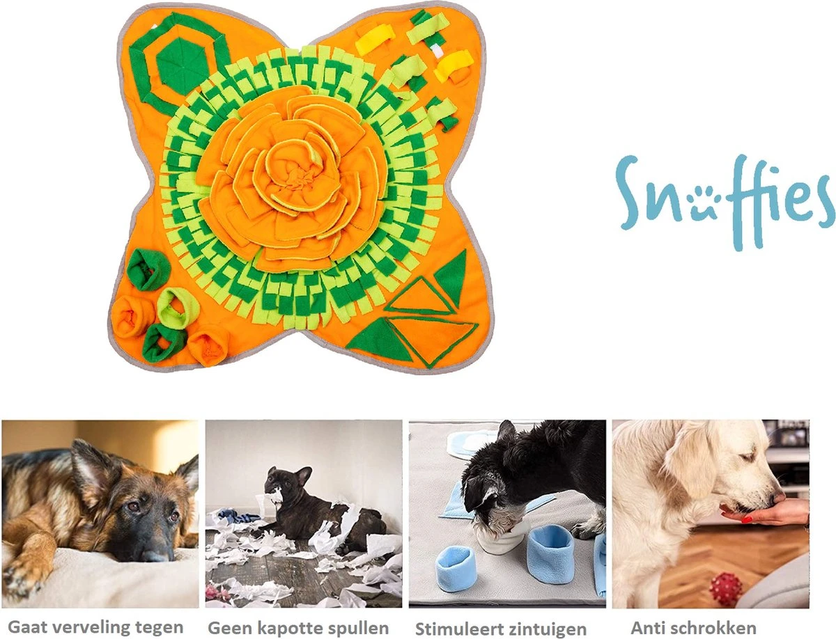 SNUFFIES® Snuffelmat Belle 60x50cm – Snuffelmat – Snuffelmatten - Honden Speelgoed - Honden Speelgoed Intelligentie - Snuffelmat Hond - Snuffelmatten – Hersenwerk – Honden Speeltjes – Puppy - Puppy Speelgoed - Honden Denkspelletjes 10 SNUFFIES® Snuffelmat Belle 60x50cm – Snuffelmat – Snuffelmatten - Honden Speelgoed - Honden Speelgoed Intelligentie - Snuffelmat Hond - Snuffelmatten – Hersenwerk – Honden Speeltjes – Puppy - Puppy Speelgoed - Honden Denkspelletjes - Afbeelding 8