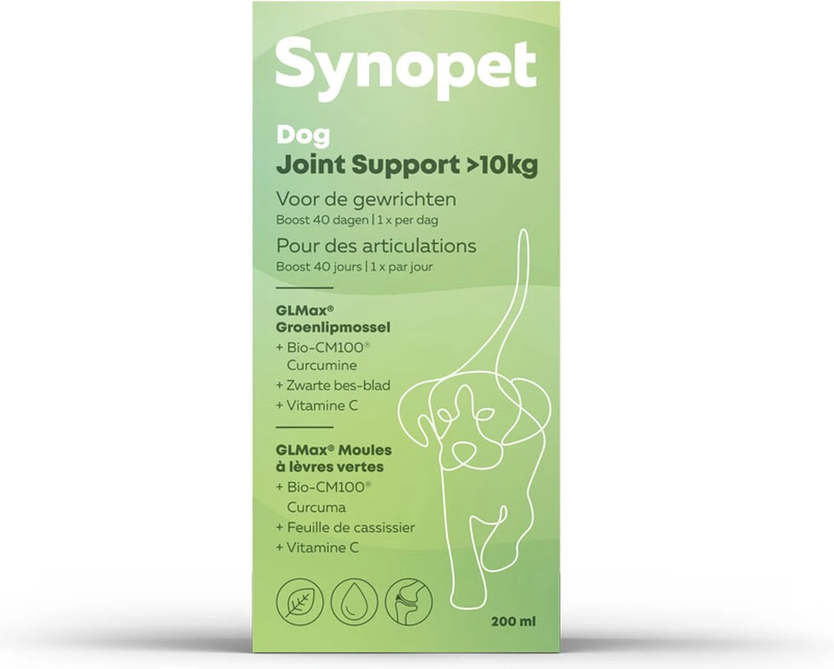 Synopet Dog Joint Support >10kg 200ml (Voorheen Synopet Cani-Syn 200ml) 4 Synopet Dog Joint Support >10kg 200ml (Voorheen Synopet Cani-Syn 200ml) - Afbeelding 2