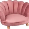 Maxxpro Katten- En Hondenstoel - Roze - Verhoogd Met Houten Poten - Fluweel Materiaal - 61.5 X 52 X 33 CM - Huisdieren Tot 80 KG -Huisdier Verkoop 1200x968 3