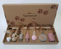 Make Life Beautiful® - Kattenspeeltjes Set - 7-delig - Kattenspeelgoed - Kattenhengel - Speelmuisjes - Kattenspeelgoed Set 20 Make Life Beautiful® - Kattenspeeltjes Set - 7-delig - Kattenspeelgoed - Kattenhengel - Speelmuisjes - Kattenspeelgoed Set -Huisdier Verkoop 1200x968 6
