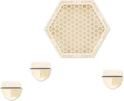 Navaris Katten Klimwand 4-delige Set - Katten Klimmuur Voor Binnenshuis - Kattenmeubel Met Wandmontage - Met Drie Plankjes Voor Meer Klimplezier -Huisdier Verkoop 1200x979 4