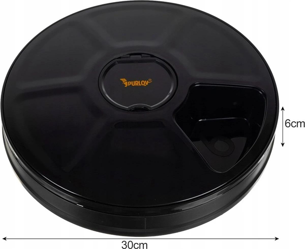 Automatische Hond Kattenbak - Automatische Voerbak - Automatische Voederautomaat - Instelbaar Voedingsschema Voor Huisdier - Automatische Hondenbak -Automatische Kattenbak - 6 Vaks - 24 Uurs TImer - Voor Droog En Nat Voer 9 Automatische Hond Kattenbak - Automatische Voerbak - Automatische Voederautomaat - Instelbaar Voedingsschema Voor Huisdier - Automatische Hondenbak -Automatische Kattenbak - 6 Vaks - 24 Uurs TImer - Voor Droog En Nat Voer - Afbeelding 7