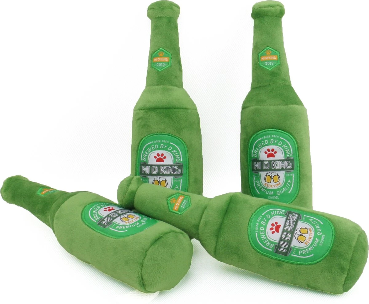 Hondenspeelgoed Flesje Bier 25cm - Hondenknuffel - Heineken Voor Honden 3 Hondenspeelgoed Flesje Bier 25cm - Hondenknuffel - Heineken Voor Honden