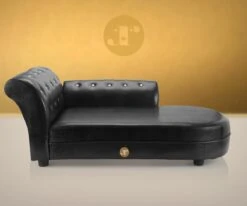 Roefie - Luxe Hondensofa CHIQUE - Zwart - Eco-leer 9 Roefie - Luxe Hondensofa CHIQUE - Zwart - Eco-leer -Huisdier Verkoop 1200x999 4