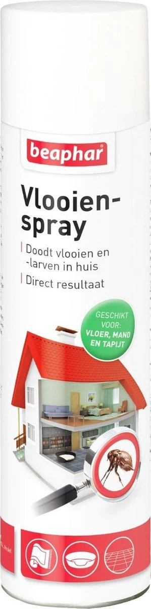 Beaphar Vlooienspray - Vlooienbestrijding - 400 Ml 5 Beaphar Vlooienspray - Vlooienbestrijding - 400 Ml - Afbeelding 3