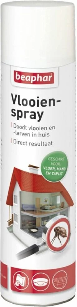 Beaphar Vlooienspray - Vlooienbestrijding - 400 Ml