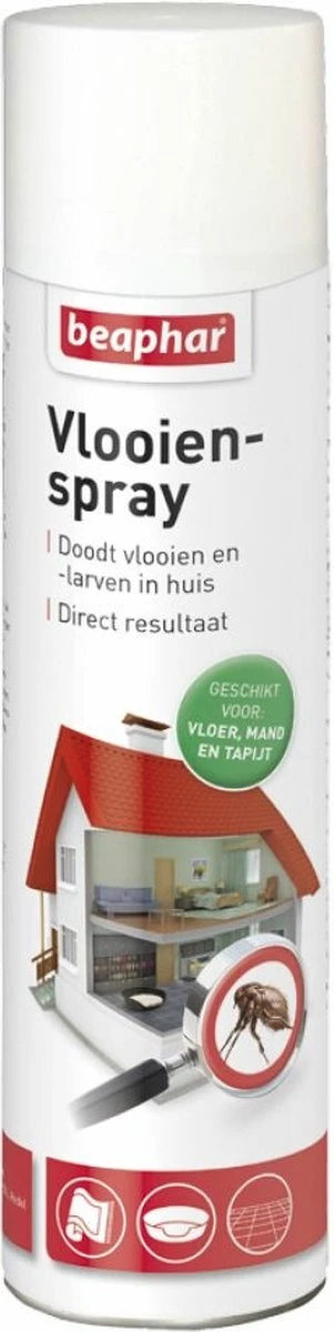 Beaphar Vlooienspray - Vlooienbestrijding - 400 Ml 3 Beaphar Vlooienspray - Vlooienbestrijding - 400 Ml