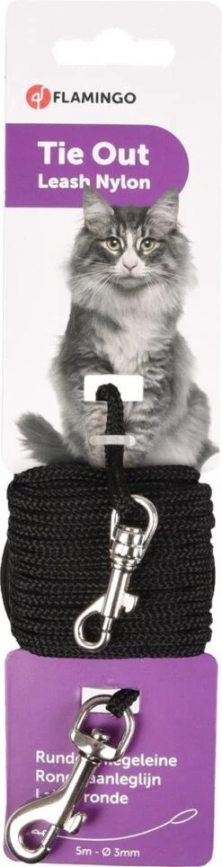 Flamingo - Katten Aanleglijn - Zwart - 500 X 0.3 X 0.3 Cm 7 Flamingo - Katten Aanleglijn - Zwart - 500 X 0.3 X 0.3 Cm -Huisdier Verkoop 307x1200 4