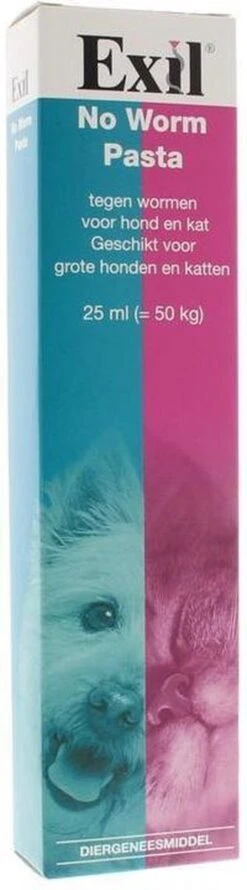 Exil No Worm Pasta - Hond En Kat - Ontworming - 25 Ml 22 Exil No Worm Pasta - Hond En Kat - Ontworming - 25 Ml -Huisdier Verkoop 333x1200