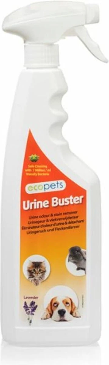 Ecopets - UrineBuster Urinegeur Verwijderaar Lavendel - 750ml (ecopet) 3 Ecopets - UrineBuster Urinegeur Verwijderaar Lavendel - 750ml (ecopet)
